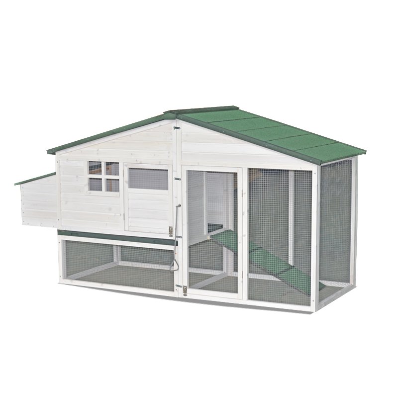 shaw ye waterproof roof large chicken coop cages wooden easy clean chicken house with wire mesh run shaw ye waterproof roof large chicken coop cages wooden easy clean chicken house with wire mesh run
